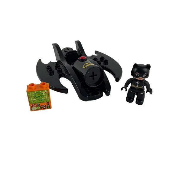 Lego Duplo Batwing Airplane Jet Batgirl Orange Robin Block Replacement Parts - Picture 1 of 5